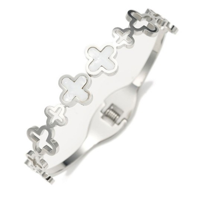 Women Silver-Plated Bangle-Style Bracelet